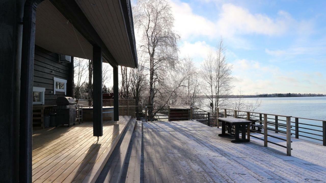 Riverside Cottage Aalto Borealis Keminmaa Exterior foto